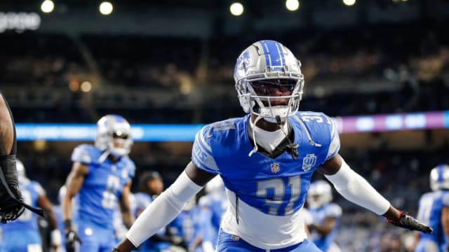 Detroit Lions defensive back Kerby Joseph